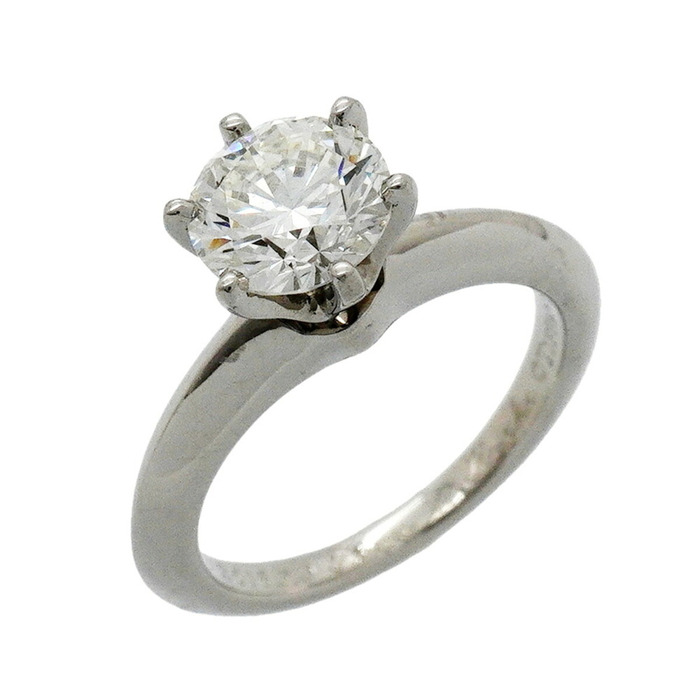 Tiffany & Co. Solitaire Ring, 1PD (One Diamond), Pt950 Platinum, 1.04ct Diamo...